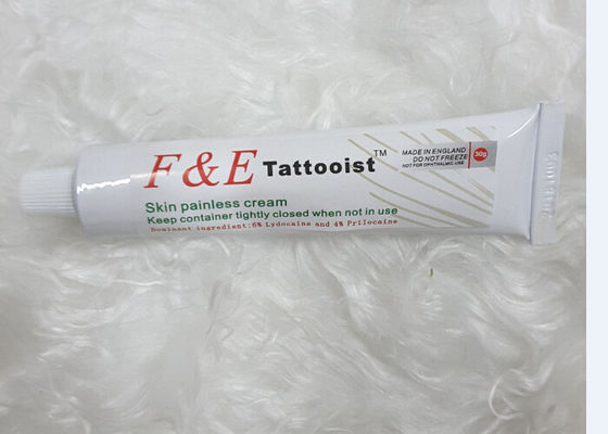 China Lidocaine 30G F de 5% &amp; tatuagem permanente 9,7 x 2.5cm de creme anestésicos da composição de E fornecedor
