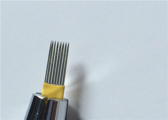 China Agulhas permanentes da tatuagem da sobrancelha de Microblading da composição 15M Disposable Less Vibration fornecedor