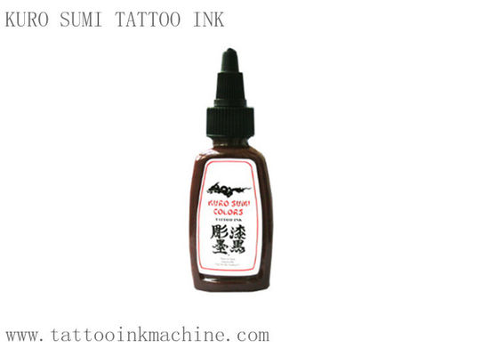 China Tinta eterno Kuro Sumi 1OZ da tatuagem da cor de Brown para Tattooing permanente do corpo da composição fornecedor