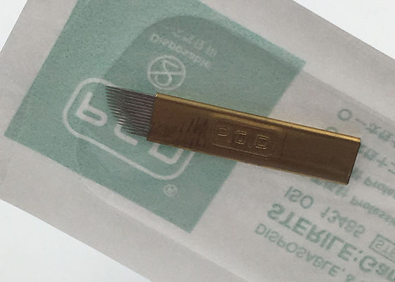 China Tatuagem manual estéril feita sob encomenda Pen Permanent Makeup Needles Liner de Premade fornecedor