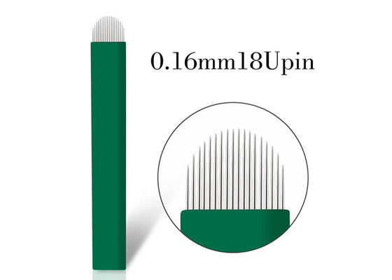 China Agulhas afiadas Nano de Microblading da sobrancelha da lâmina de 0.16MM U fornecedor