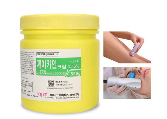 China Da tatuagem permanente da composição 500g de Coreia J-Cain 15,6% creme insensibilizado fornecedor