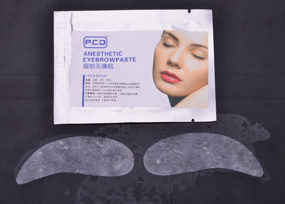 China PCD bordou o creme insensibilizado da tatuagem das sobrancelhas, máscara indolor da sobrancelha fornecedor