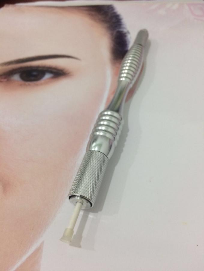 Pena da tatuagem/Microblading cosméticos manuais de alumínio Pen For Eyebrow Tattoo 2