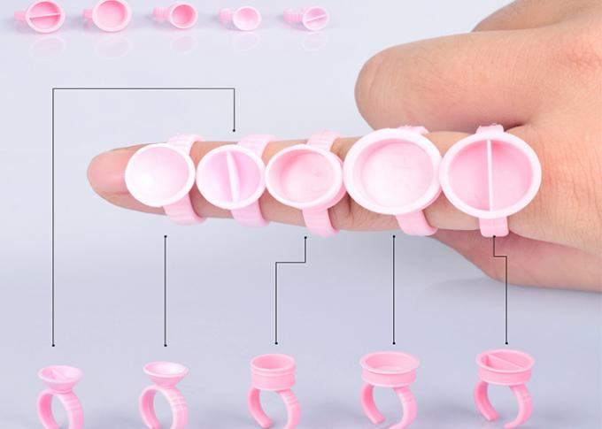 Diâmetro tinta plástica cor-de-rosa Ring Tattoo Holer Equipment Supplies de 1.5cm/de 1.2cm 2