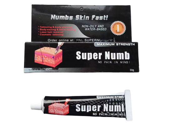 China 30G Super Numb Tattoo Creme Anestésico Anestésico para tatuagem / piercing corporal fornecedor