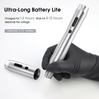 China Caneta de tatuagem elétrica sem fio Máquina de maquiagem permanente sem fio com bateria dupla Pistola de tatuagem de sobrancelhas fornecedor
