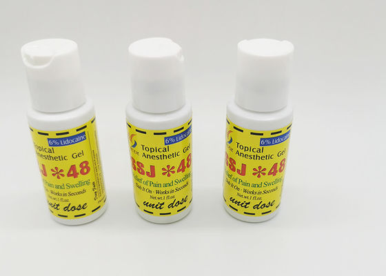 China SSJ48 Creme para tatuagem e anestesia de sobrancelhas Microblading Gel indolor fornecedor