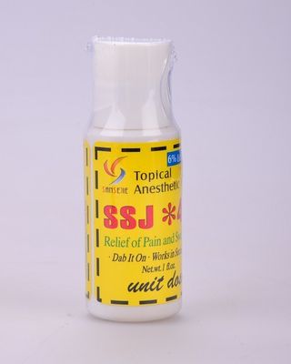 6% SSJ 48 Gel anestésico para tatuagem, Creme anestésico tópico. fornecedor