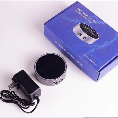 80*28mm Cinza AV1.5V-12V H8 Smart Power Supply Dual LCD Touch Screen Máquina de tatuagem Colorida Voltagem Inteligente Digital fornecedor