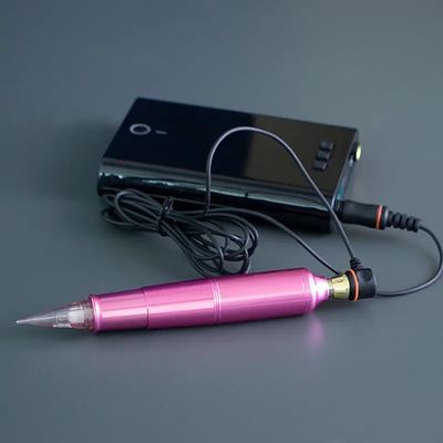 Micropigmentação do couro cabeludo Sobrancelha Olho amarelo Lábio rotativo Cartuchos de tatuagem Caneta Aço inoxidável com alimentação elétrica de bateria fornecedor