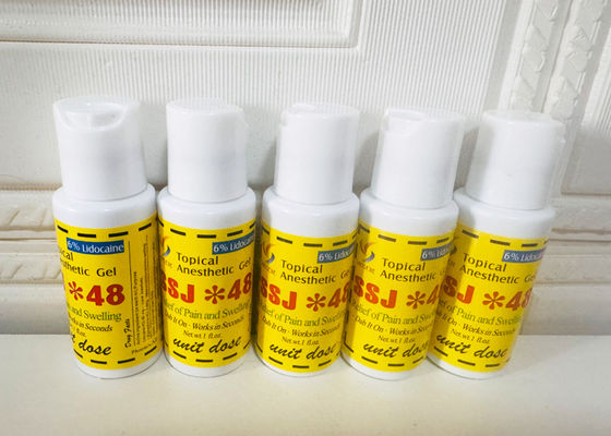 OEM tatuagem insensibilização indolor SSJ48 Creme de tatuagem insensibilização fornecedor