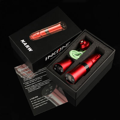 Inkone narw marca digital lcd tela de toque 1800mah bateria caneta tatuagem máquina micropigmentação sem fio máquina tatuagem fornecedor