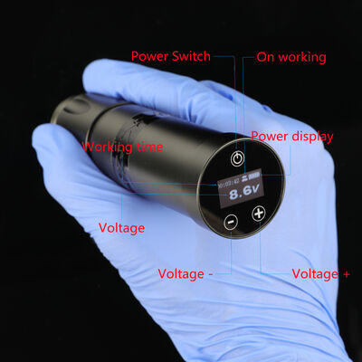 Inkone narw marca digital lcd tela de toque 1800mah bateria caneta tatuagem máquina micropigmentação sem fio máquina tatuagem fornecedor