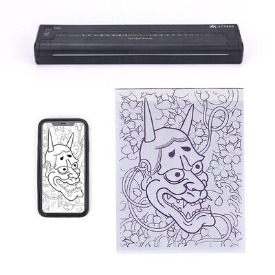 12000mAh Mini Tattoo Stencil Printer Máquina de cópia térmica Máquina de transferência sem fio Impressora de tatuagem fornecedor