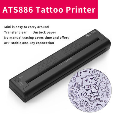 12000mAh Mini Tattoo Stencil Printer Máquina de cópia térmica Máquina de transferência sem fio Impressora de tatuagem fornecedor