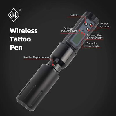 Electric LCD Display 2000mAh Battery Tattoo Gun RCA Wireless Rotary Tattoo Machine Pen Kit  for Tattoo Artist fornecedor