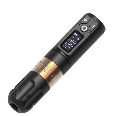 Ambição Soldado Digital Display Pistola de tatuagem elétrica Máquina sem fio Máquina rotativa de caneta de tatuagem Máquina para tatuador fornecedor