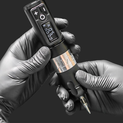Ambição Soldado Digital Display Pistola de tatuagem elétrica Máquina sem fio Máquina rotativa de caneta de tatuagem Máquina para tatuador fornecedor