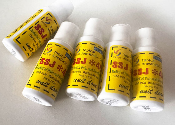 6% SSJ48 Gel anestésico Eyeliner de sobrancelhas Creme anestésico para tatuagem