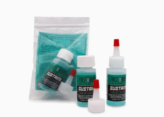 Gel de sustentação azul durante o procedimento Creme anestésico tópico