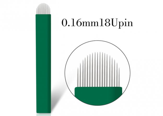 Agulhas permanentes da composição de Microblading da sobrancelha 0.16MM fina Nano 0
