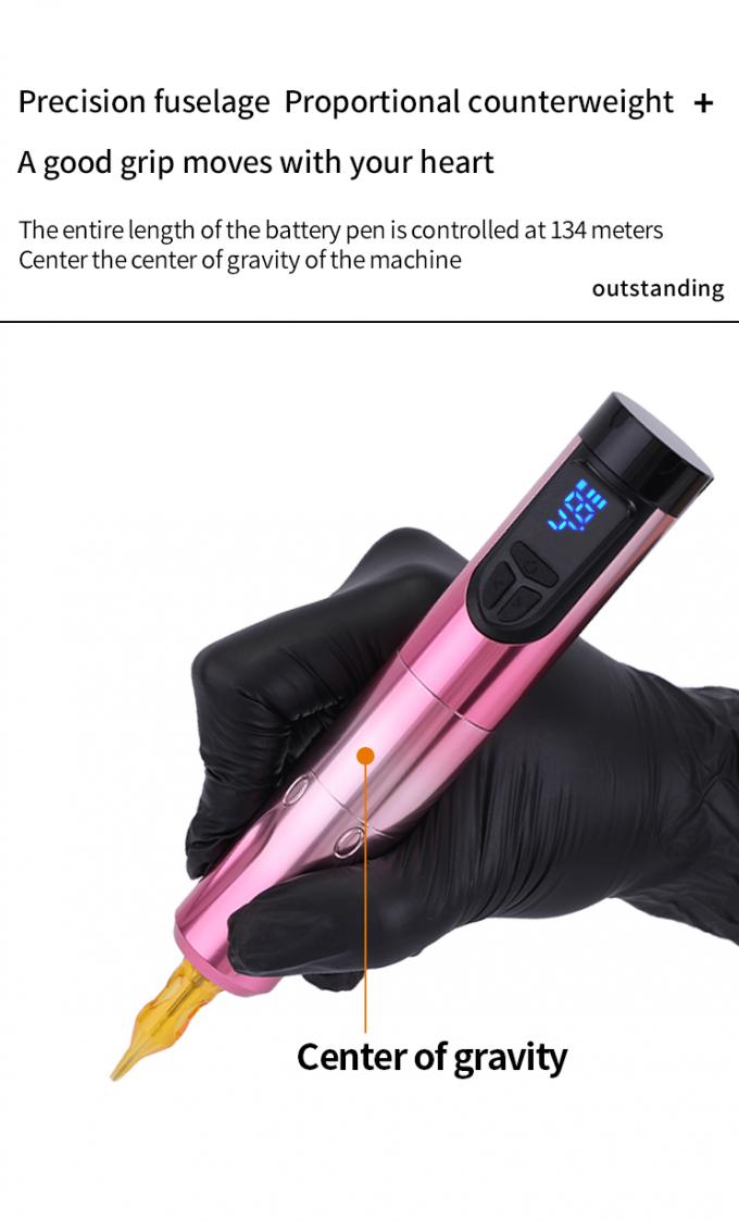 14500mAh Bateria de reserva de energia Máquina de tatuagem sem fio com ecrã LCD e bateria substituível Design de alumínio de aeronave 1