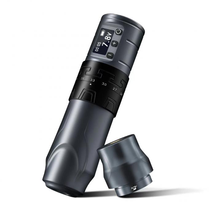 Arma de tatuagem sem fio de 1500mAh INKONE SABER Coreless Machine Pen de tatuagem Potente motor de longo curso 4,2 mm Alum&iacute;nio de avi&atilde;o 4