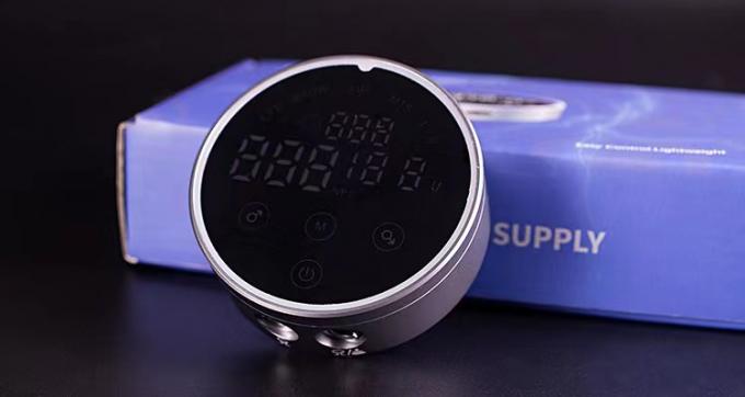 80*28mm Cinza AV1.5V-12V H8 Smart Power Supply Dual LCD Touch Screen Máquina de tatuagem Colorida Voltagem Inteligente Digital 6