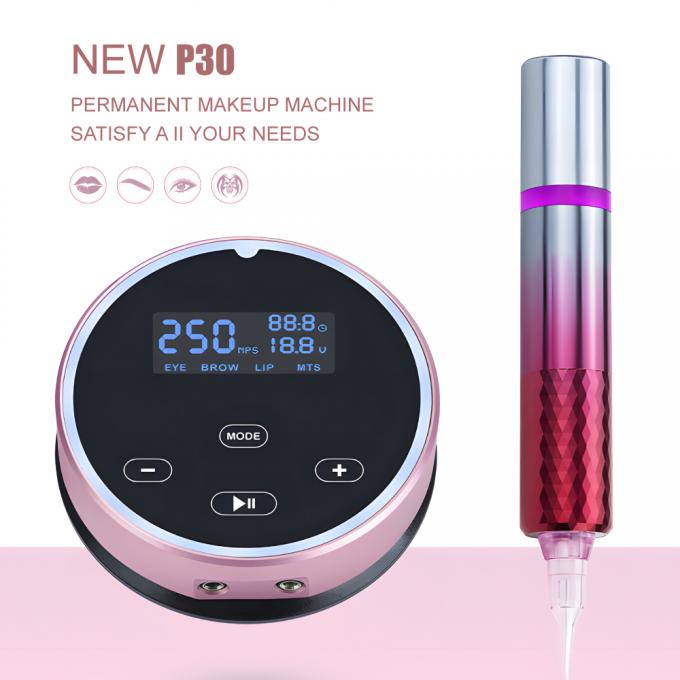 Máquina de Microblading de Sobrancelha de Lábios Universal e Poderosa Máquina Elétrica de Maquiagem Permanente com Painel de Táctil e Máquina Rotativa 0