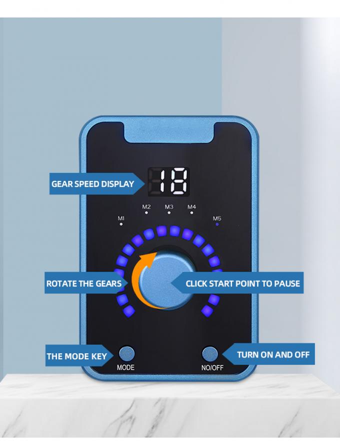 Dispositivo de micropigmentação do couro cabeludo do tipo pistola elétrica SMP com maquiagem permanente e máquina de tatuagem de motor suíço em azul preto 6