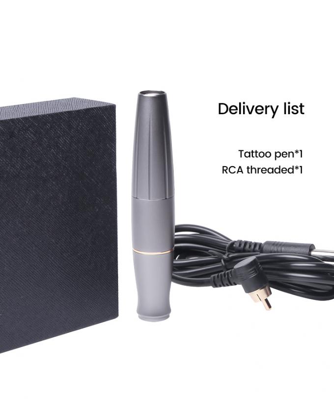 Coreless Motor aço inoxidável vermelho Microblading sobrancelha lábios Eyeliner Tattoo Gun 5