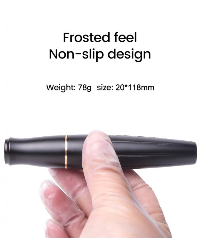 Coreless Motor aço inoxidável vermelho Microblading sobrancelha lábios Eyeliner Tattoo Gun 4