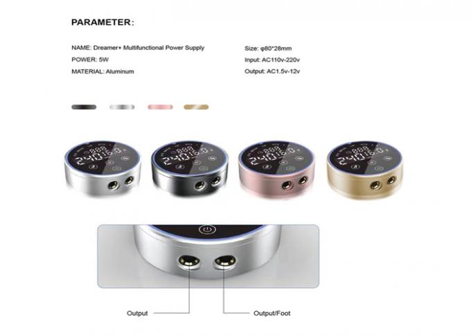 M&aacute;quina de tatuagem de controle sem esfor&ccedil;o com alimenta&ccedil;&atilde;o de tatuagem com fun&ccedil;&atilde;o de caixa de pontos e tela sens&iacute;vel ao toque inteligente 2