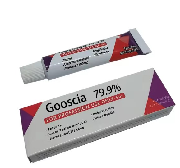 79,9% Goosica Gel para Tatuagem de Maquiagem Permanente, Creme para Tatuagem de Sobrancelhas Dr. Numb 0