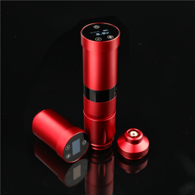 Inkone narw marca digital lcd tela de toque 1800mah bateria caneta tatuagem máquina micropigmentação sem fio máquina tatuagem 12