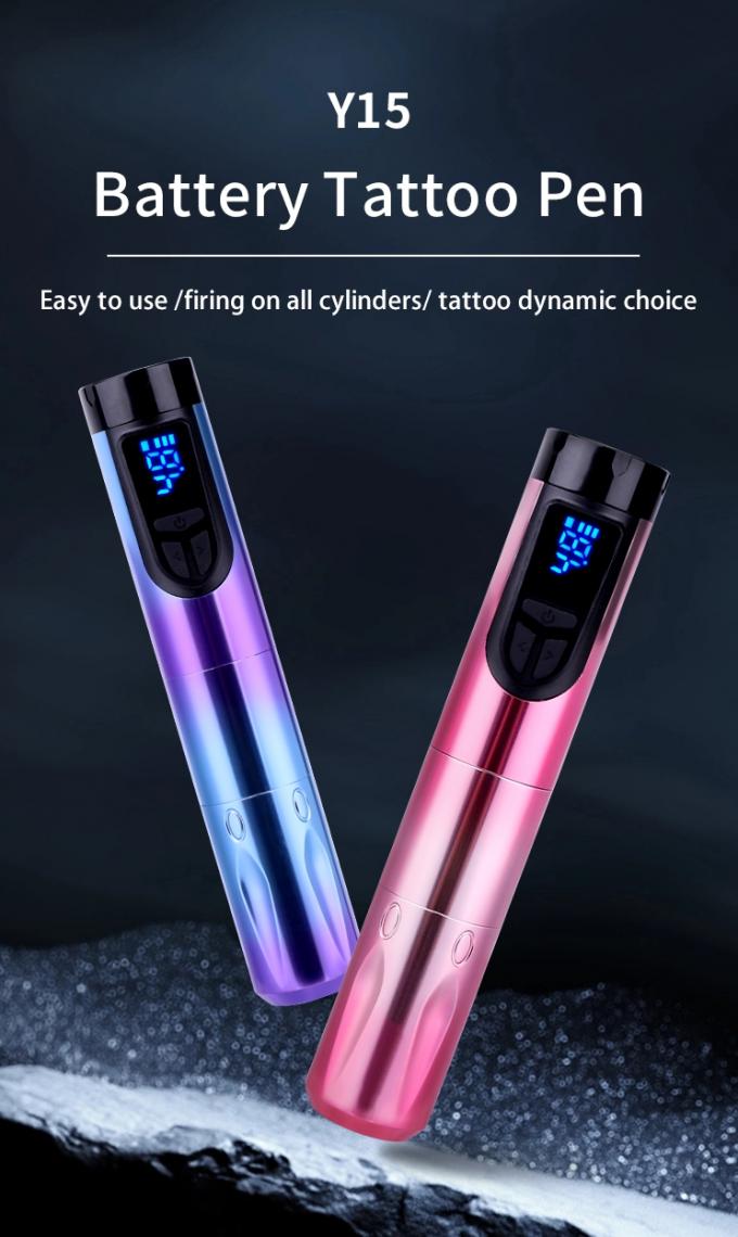 Y15 1200mAh Máquina de tatuagem sem fio rotativa caneta pistolas de tatuagem Categoria de produto 0