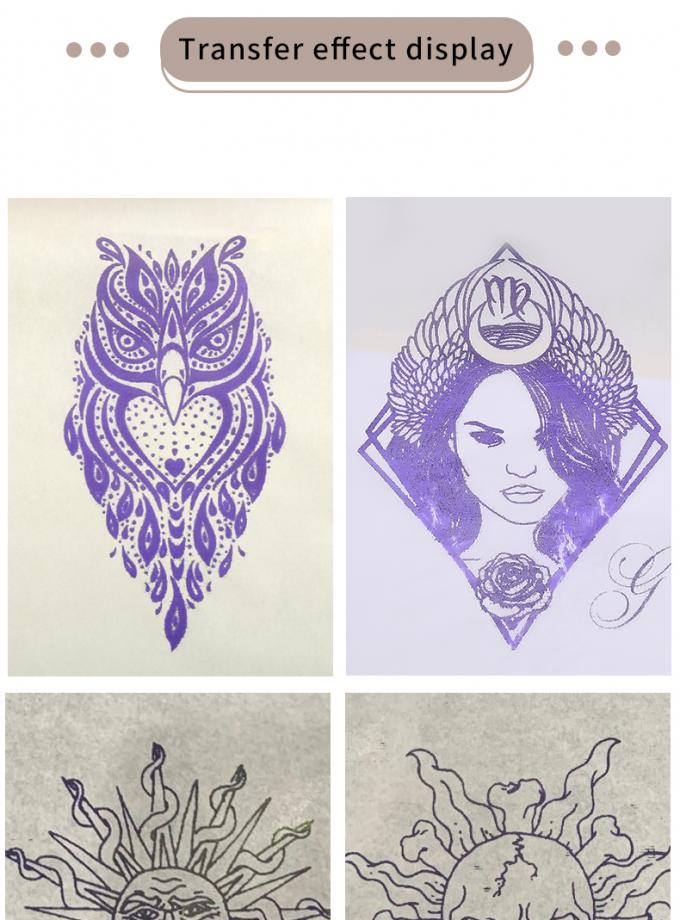 12000mAh Mini Tattoo Stencil Printer M&aacute;quina de c&oacute;pia t&eacute;rmica M&aacute;quina de transfer&ecirc;ncia sem fio Impressora de tatuagem 20