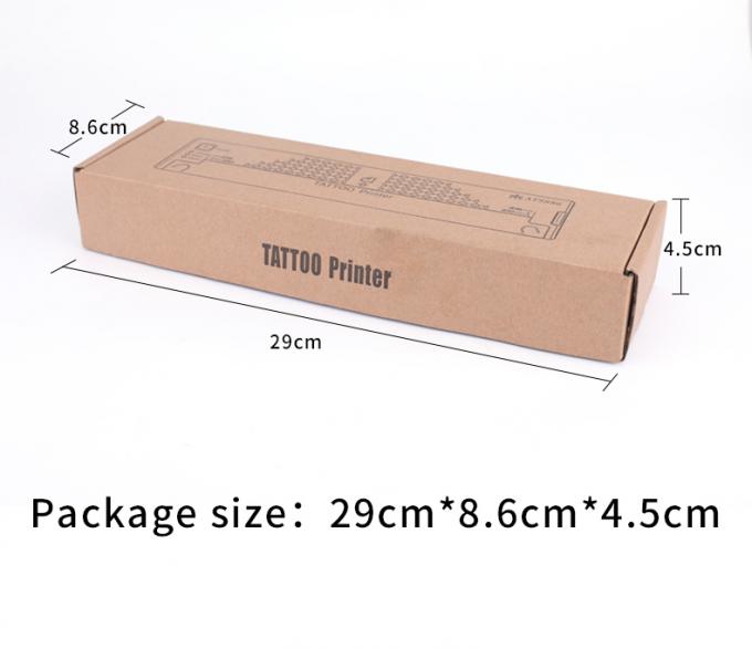 12000mAh Mini Tattoo Stencil Printer M&aacute;quina de c&oacute;pia t&eacute;rmica M&aacute;quina de transfer&ecirc;ncia sem fio Impressora de tatuagem 26