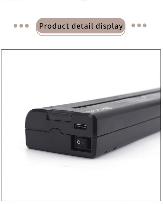 12000mAh Mini Tattoo Stencil Printer M&aacute;quina de c&oacute;pia t&eacute;rmica M&aacute;quina de transfer&ecirc;ncia sem fio Impressora de tatuagem 30