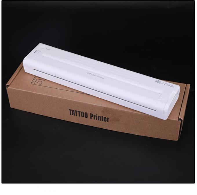 12000mAh Mini Tattoo Stencil Printer M&aacute;quina de c&oacute;pia t&eacute;rmica M&aacute;quina de transfer&ecirc;ncia sem fio Impressora de tatuagem 38