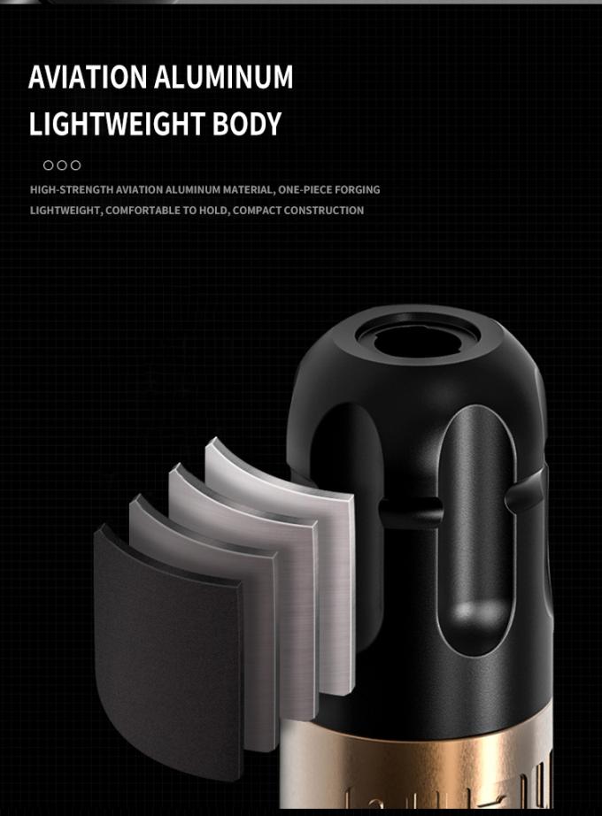 Ambi&ccedil;&atilde;o Soldado Digital Display Pistola de tatuagem el&eacute;trica M&aacute;quina sem fio M&aacute;quina rotativa de caneta de tatuagem M&aacute;quina para tatuador 18