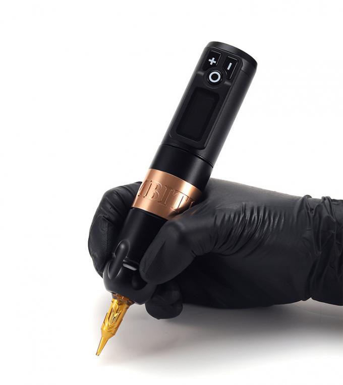 Ambi&ccedil;&atilde;o Soldado Digital Display Pistola de tatuagem el&eacute;trica M&aacute;quina sem fio M&aacute;quina rotativa de caneta de tatuagem M&aacute;quina para tatuador 24