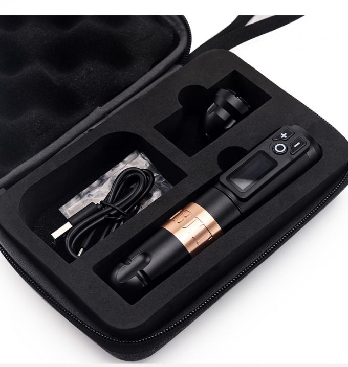 Ambi&ccedil;&atilde;o Soldado Digital Display Pistola de tatuagem el&eacute;trica M&aacute;quina sem fio M&aacute;quina rotativa de caneta de tatuagem M&aacute;quina para tatuador 26