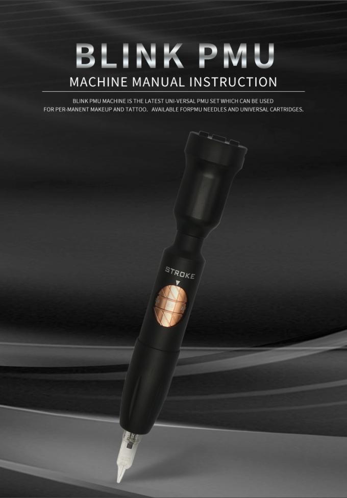 Dermographe maquillage digital sem fio bateria rotativa m&aacute;quina de tatuagem maquiagem permanente arma de tatuagem 0