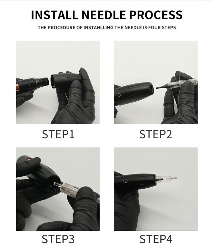Dermographe maquillage digital sem fio bateria rotativa m&aacute;quina de tatuagem maquiagem permanente arma de tatuagem 14