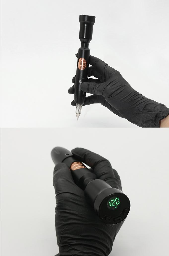 Dermographe maquillage digital sem fio bateria rotativa m&aacute;quina de tatuagem maquiagem permanente arma de tatuagem 22