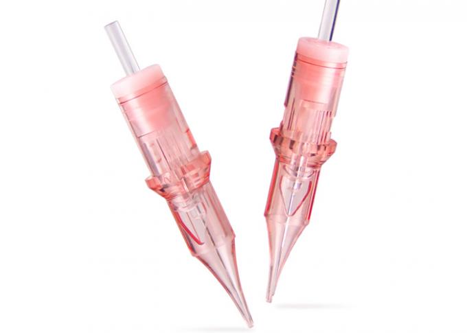 20pcs/caixa Cartucho rosa Agulhas de tatuagem de maquiagem permanente 1