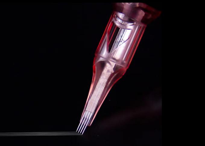 Agulhas de Maquilhagem Permanente em Aço Inoxidável de Grau Médico, Cor Rosa 2