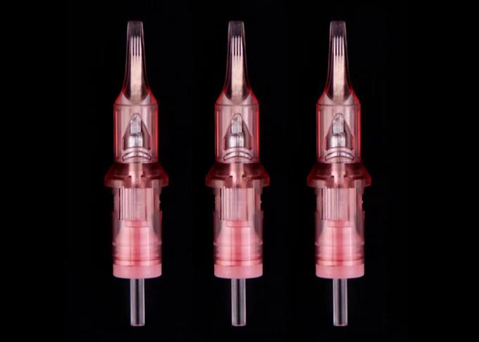 Agulhas de Maquilhagem Permanente em Aço Inoxidável de Grau Médico, Cor Rosa 1